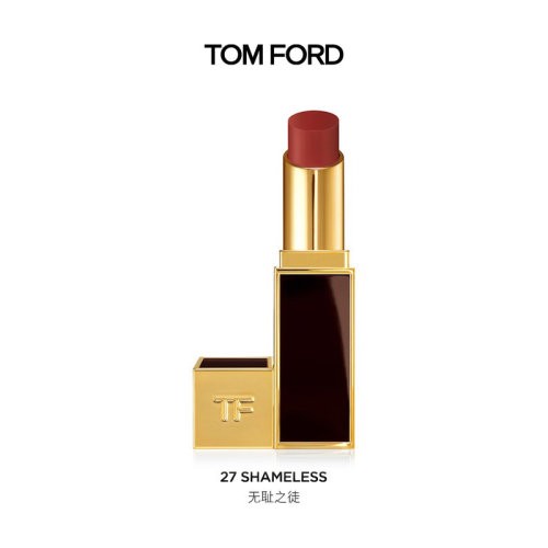 TOM FORD汤姆福特「经典细黑管」唇膏口红3.3g TF口红缎光复古